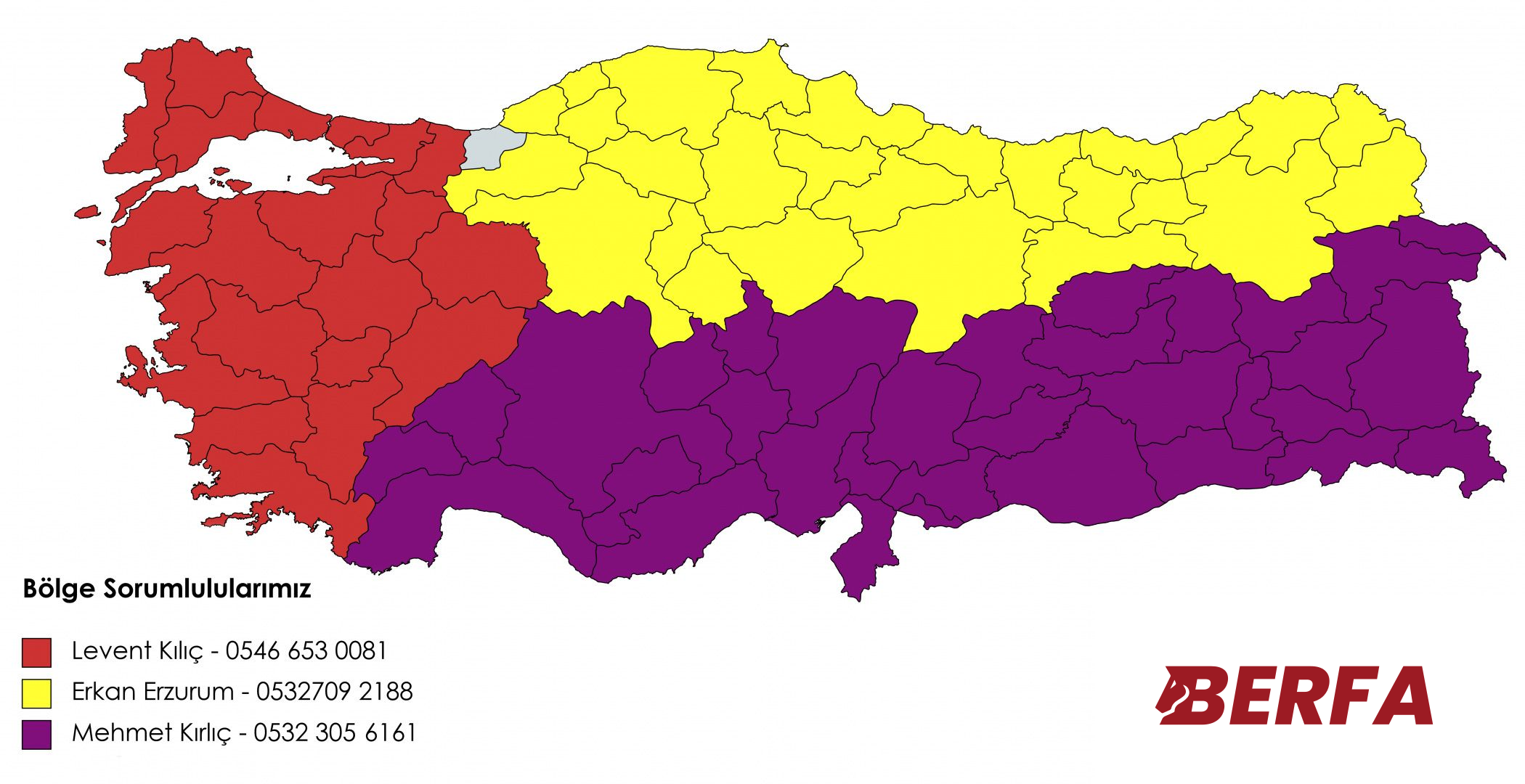 Bölge Sorumlularımız